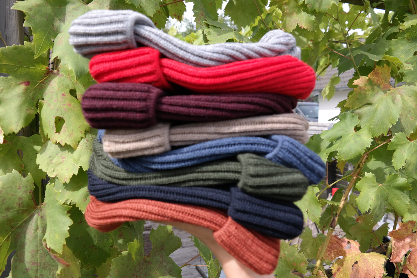 Merinostrickmütze "Leuchtturm"